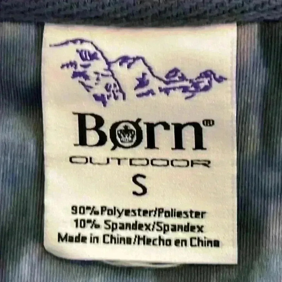 Born Outdoor Women’s Jacket Size Small Blue Zip Front Lightweight Long Sleeve - Picture 2 of 9